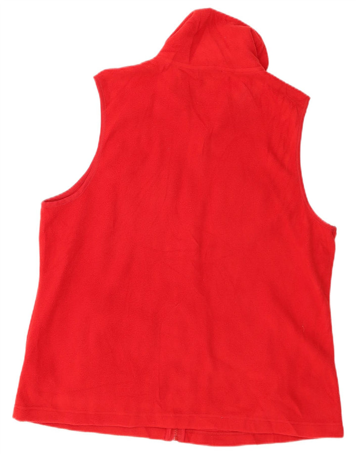 CHAPS Ženska jakna od flisa UK 18 XL, crveni poliester