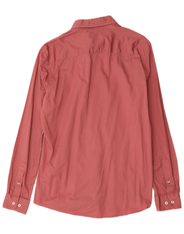 Crew Clothing Muška uska košulja Srednje ružičasti pamuk