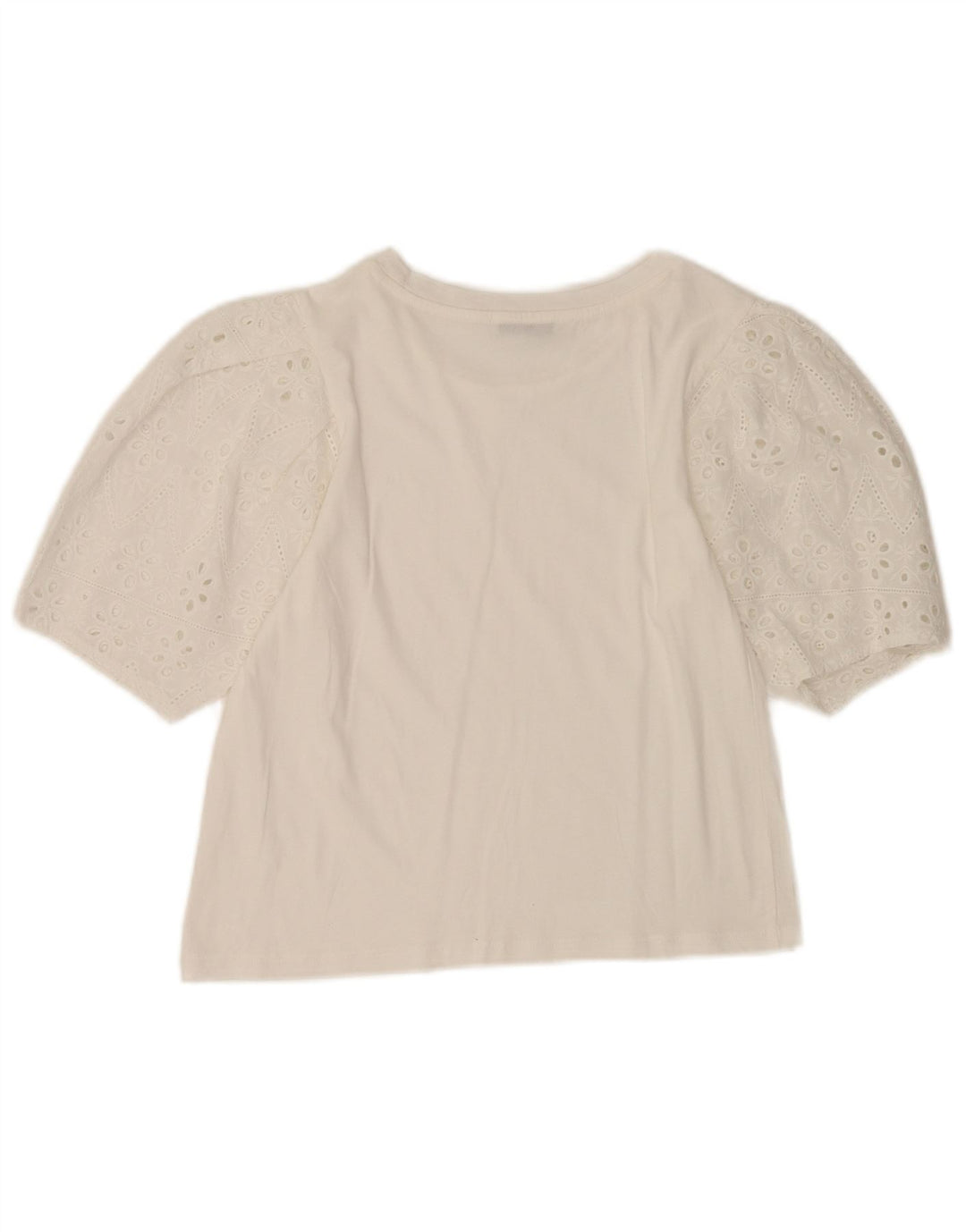Zara ženski gornji dio kratke bluze UK 10 Small White
