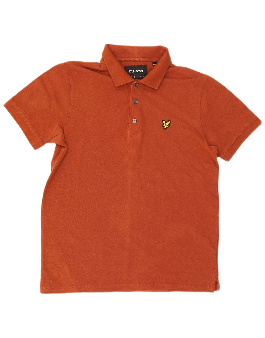 Lyle & Scott muška polo majica srednje narančaste pamučne boje