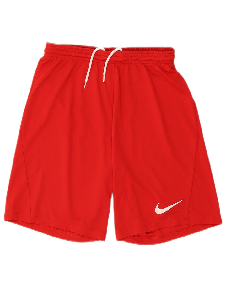 Nike muške Dri Fit uske sportske kratke hlače male crvene boje od poliestera