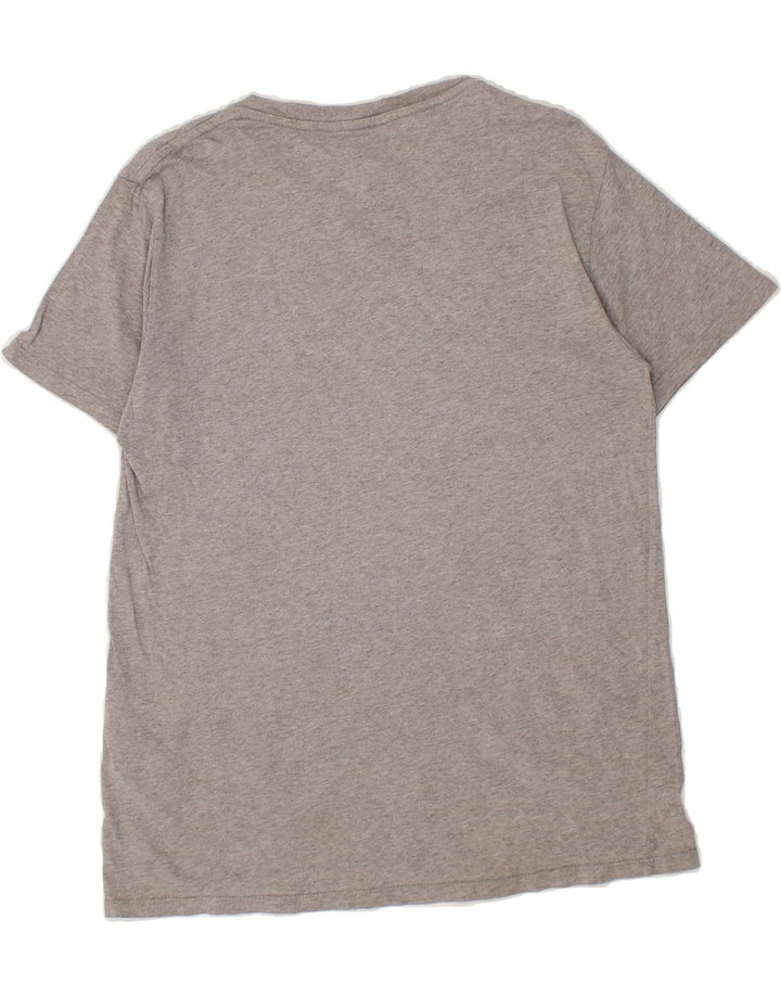 LEVI'S Womens Graphic T-Shirt Top UK 14 Medium Grey Cotton Vintage Levi's and Second-Hand Levi's from Messina Hembry 