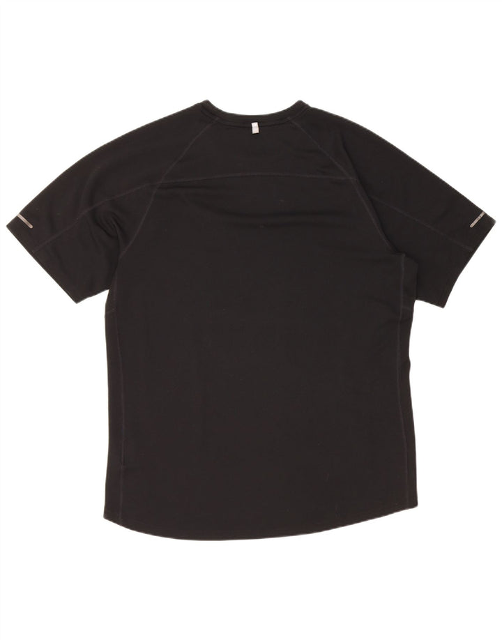 Nike Dri Fit majica kratkih rukava, veliki crni poliester