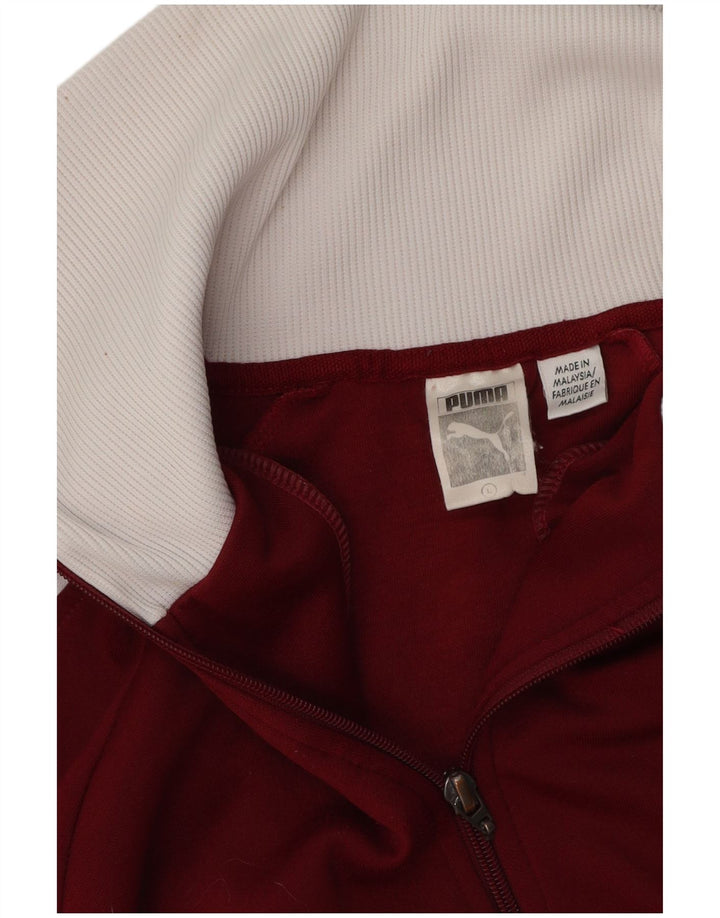 Puma ženska gornja jakna trenirke UK 16 Large Red Colourblock