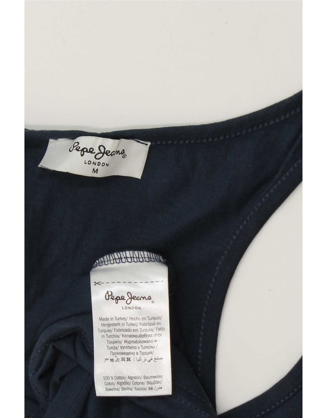 PEPE Jeans, muški grafički prsluk, srednje tamnoplavi pamuk