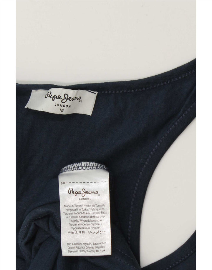 PEPE Jeans, muški grafički prsluk, srednje tamnoplavi pamuk