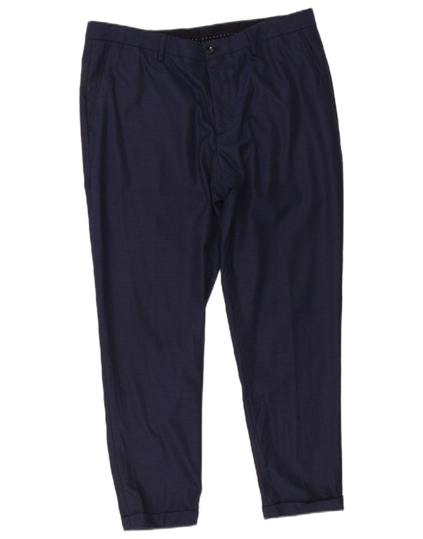 Zara muške uske chino hlače EU 44 Large W34 L27 tamnoplave
