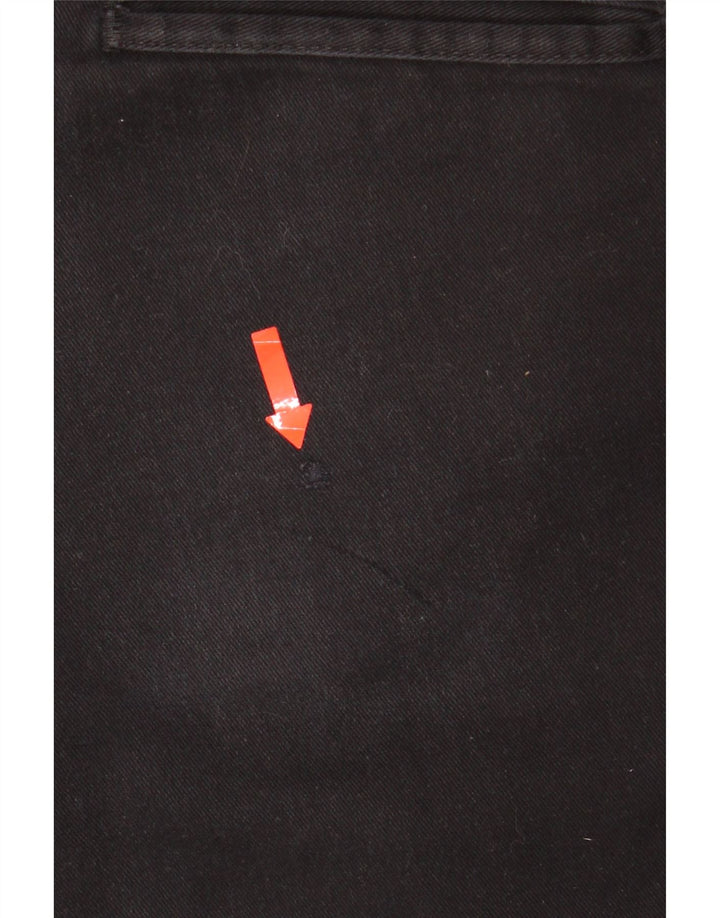 Dickies muške uske chino kratke hlače W32 Srednji crni poliester
