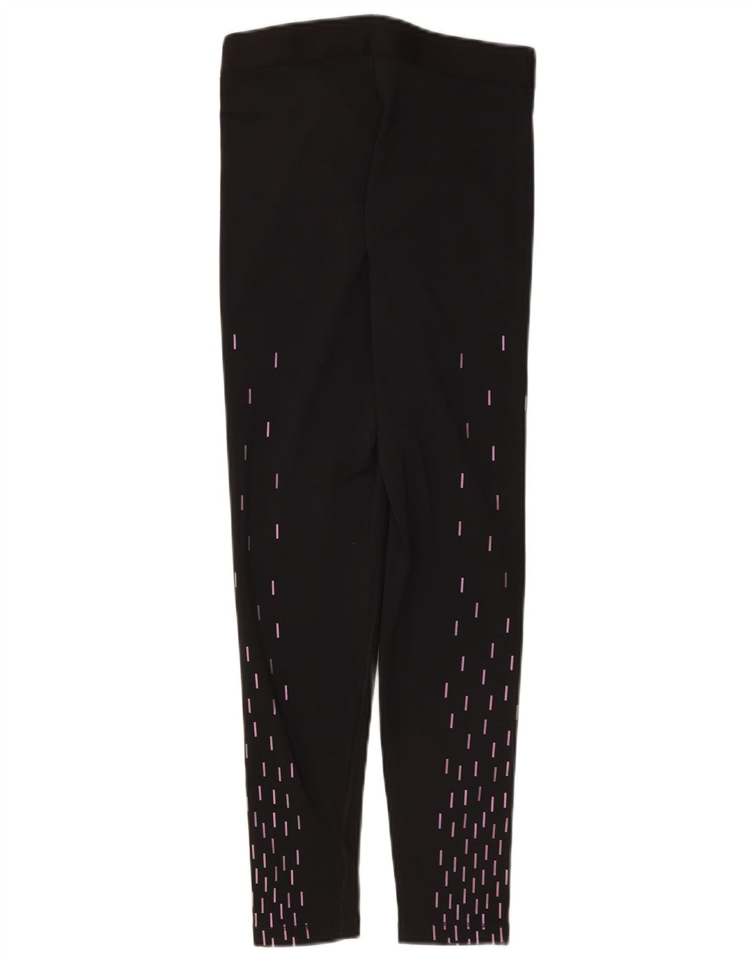 Nike Ženske Dri Fit Graphic Leggings UK 12 Medium Black Geometric