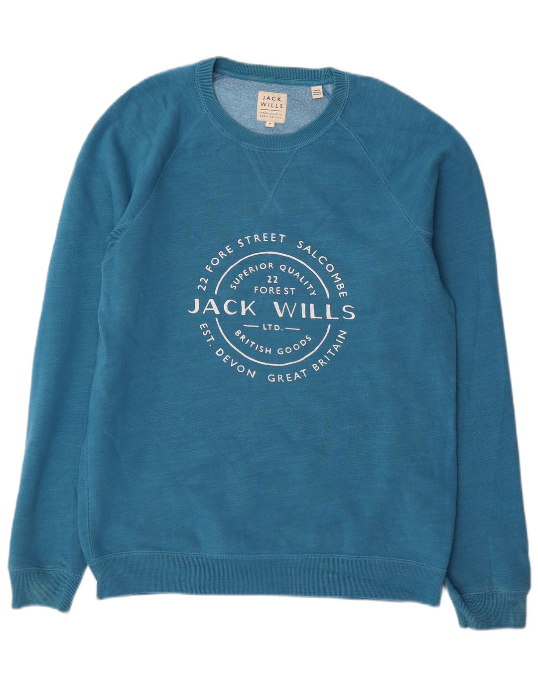 Jack Wills Muška trenirka s grafičkim motivima Srednje plavi pamuk