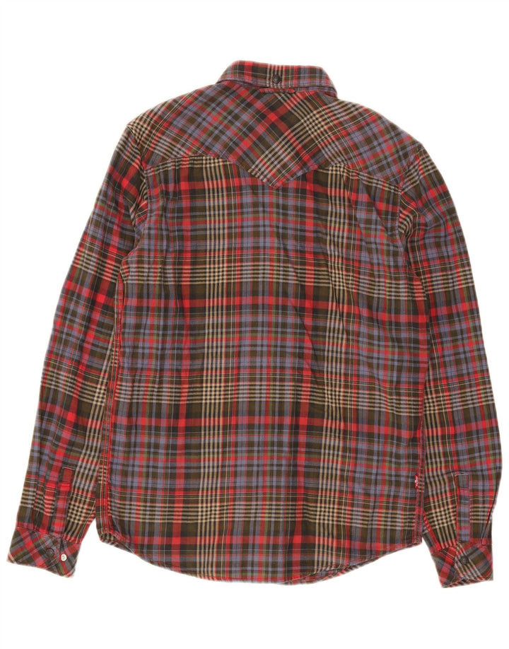 Muška flanel košulja Levi's Standard Fit, mala, višebojni karo, pamuk