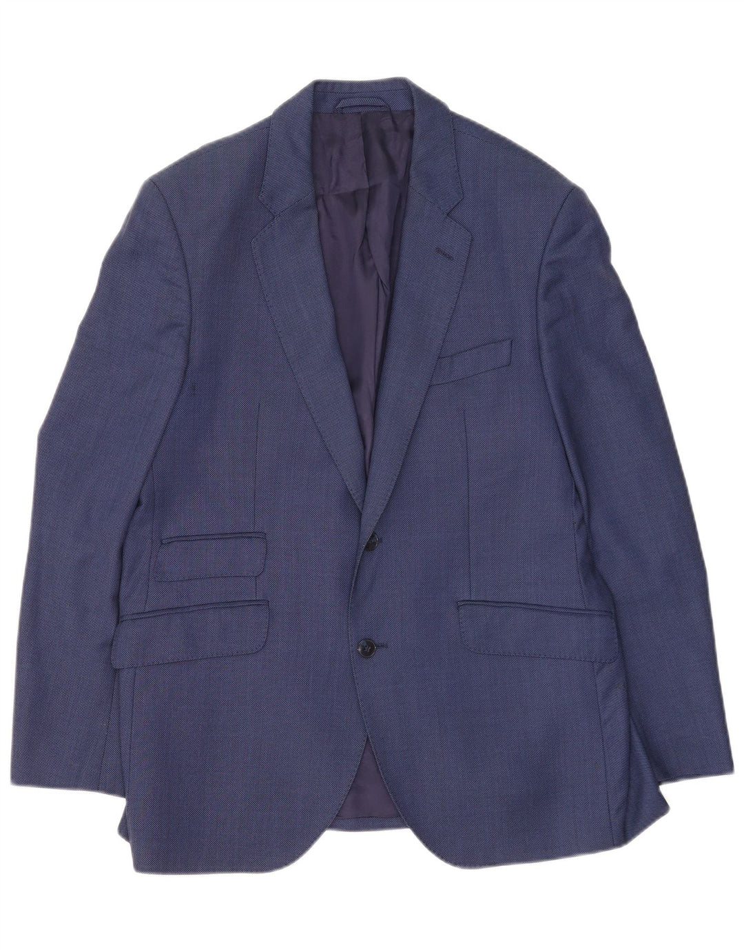 Hackett muška jakna s 2 gumba UK 42 XL plava vuna