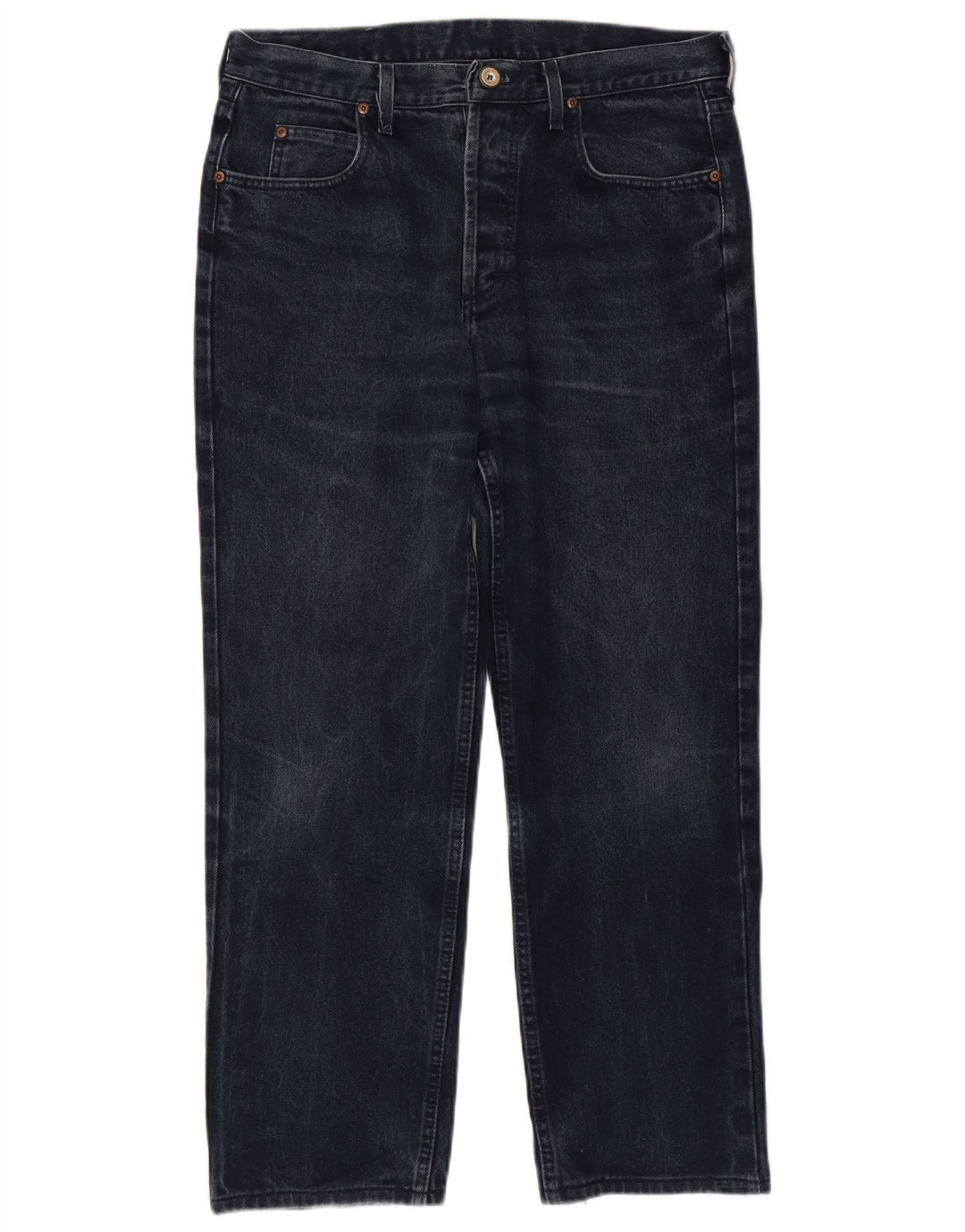 Lee muške ravne traperice Chicago W34 L28 tamnoplavi pamuk