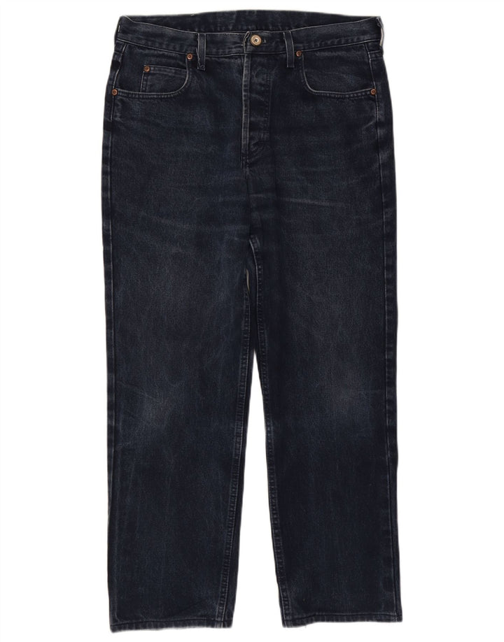 Lee muške ravne traperice Chicago W34 L28 tamnoplavi pamuk