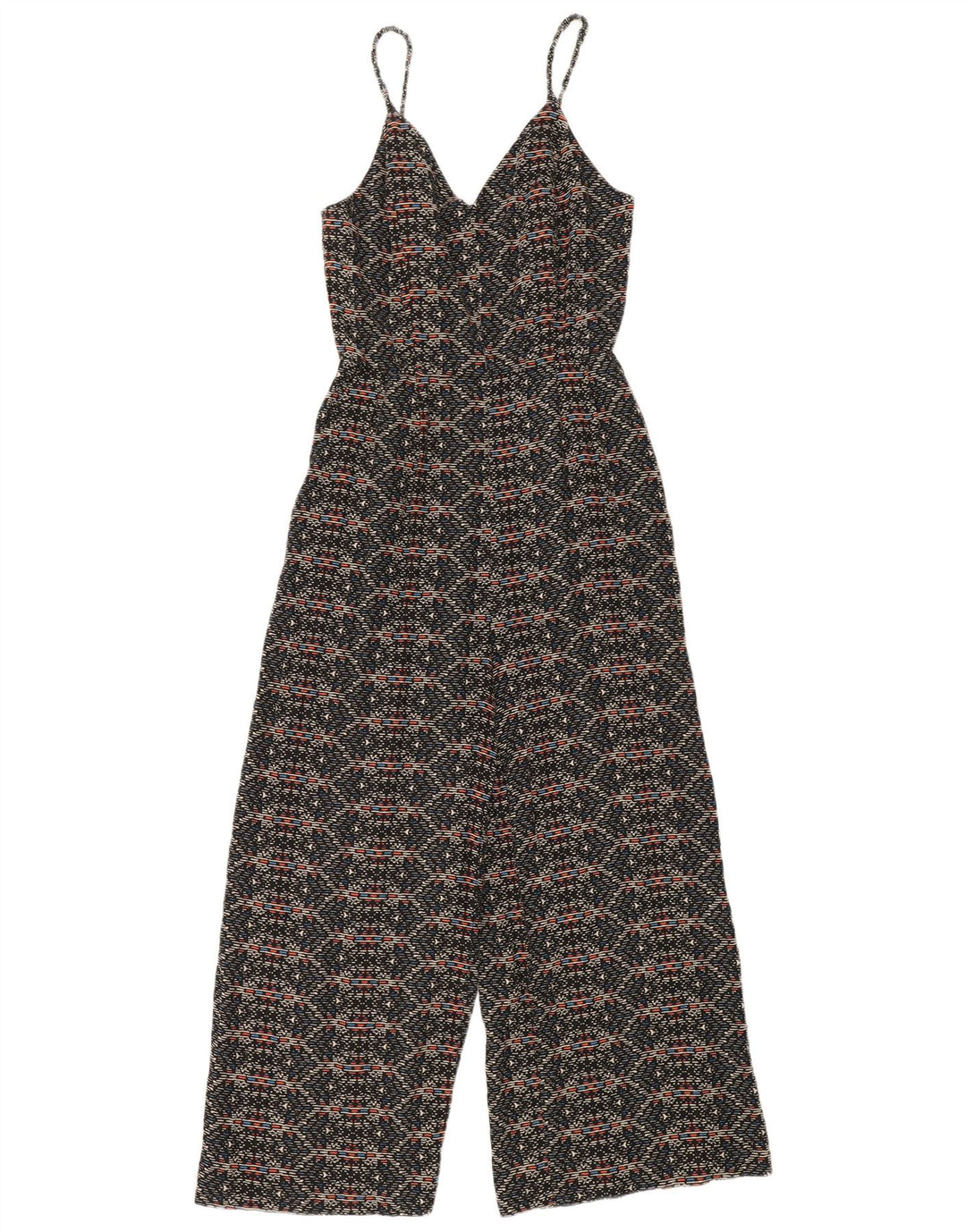 Zara ženski kombinezon bez rukava UK 10 Small Blue Geometric