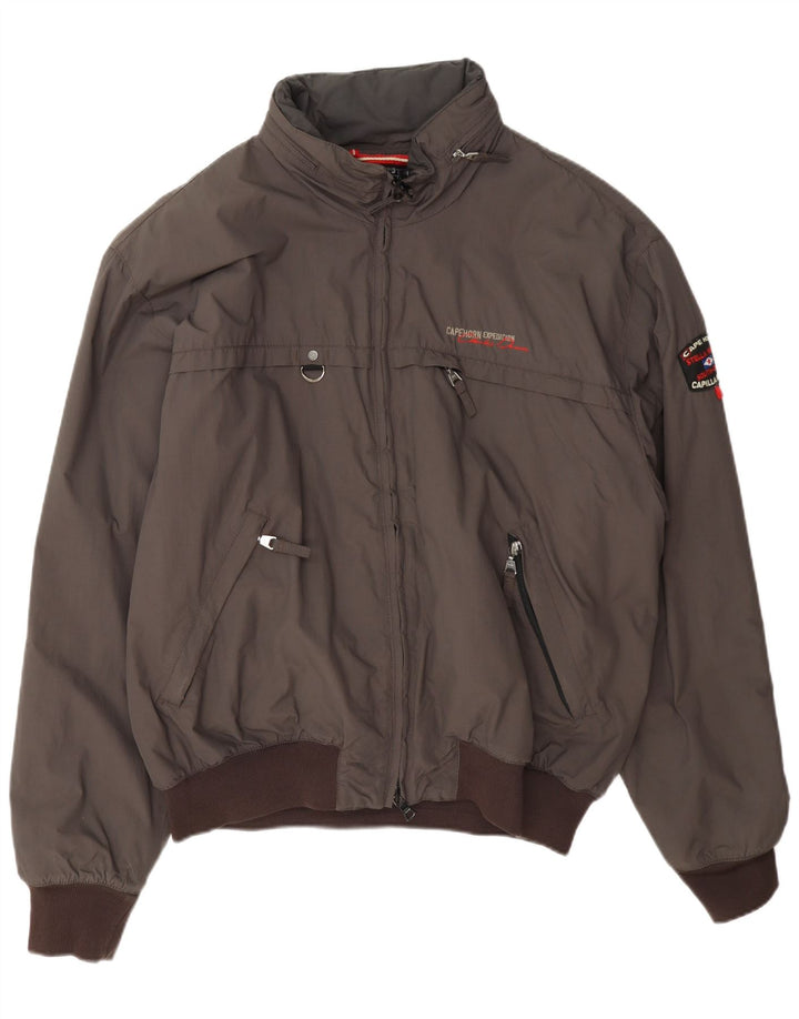 Cape Horn muška bomber jakna s kapuljačom UK 44 2XL smeđi poliamid