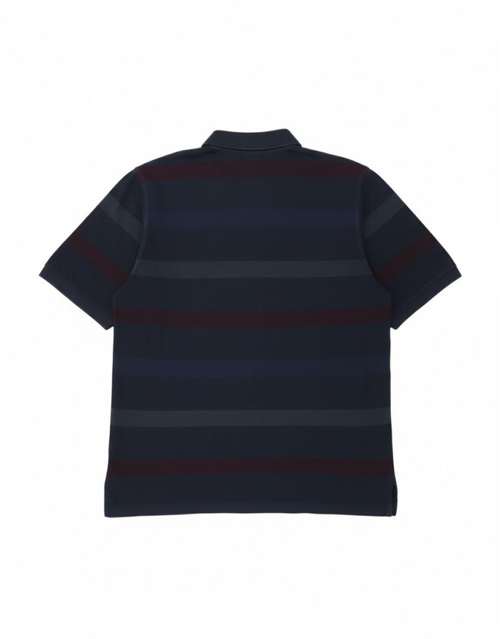 PAUL & SHARK Mens Polo Shirt Small Navy Blue Striped