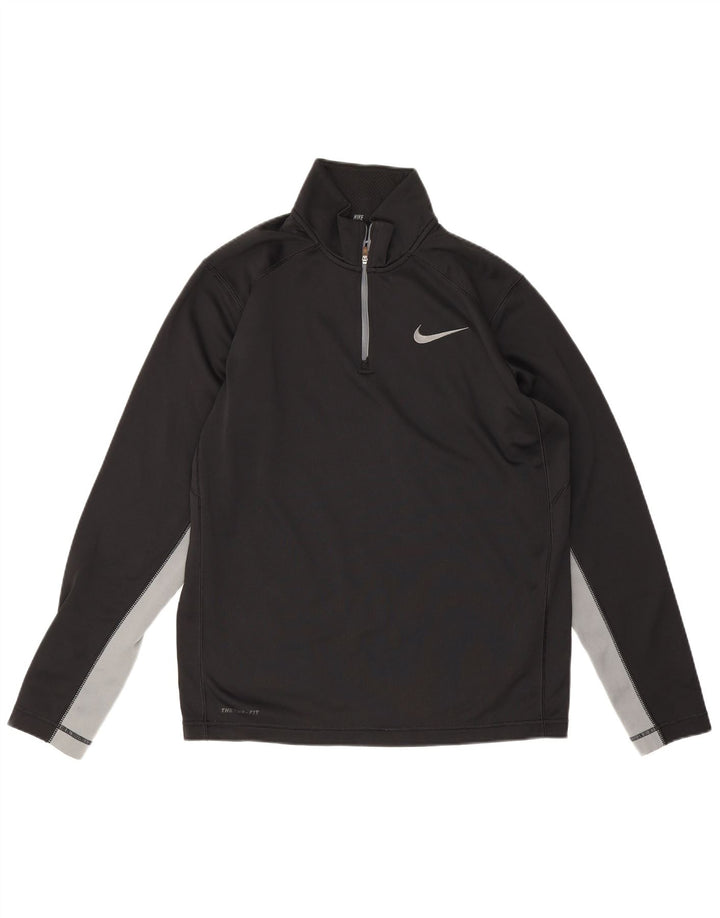 Nike Muška trenirka Therma-Fit Pulover Gornji dio srednje crne boje