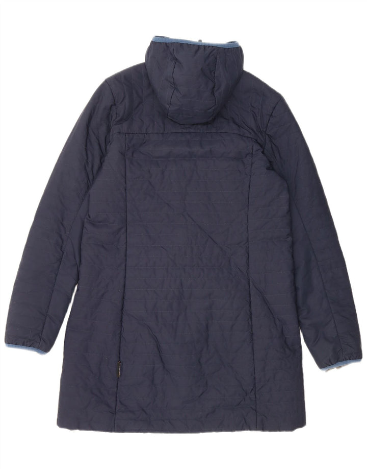 Jack Wolfskin, ženski podstavljeni kaput s kapuljačom UK 12 srednje tamnoplavi poliester