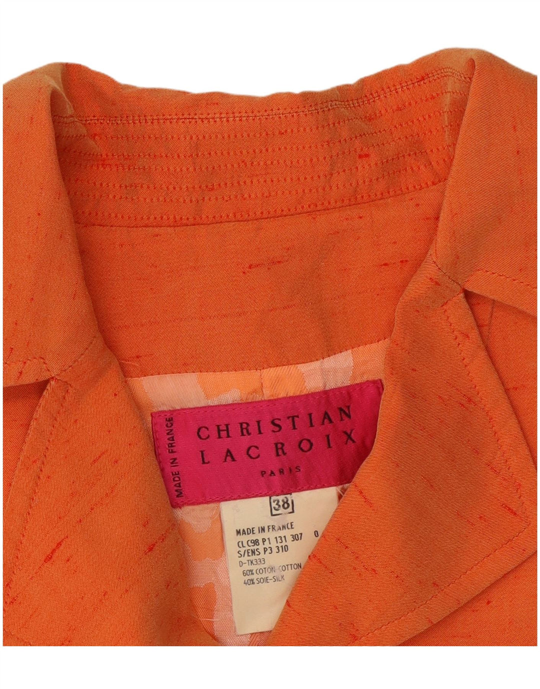 Bazar De Christian Lacroix ženski sako jakna EU 38 srednje narančasta