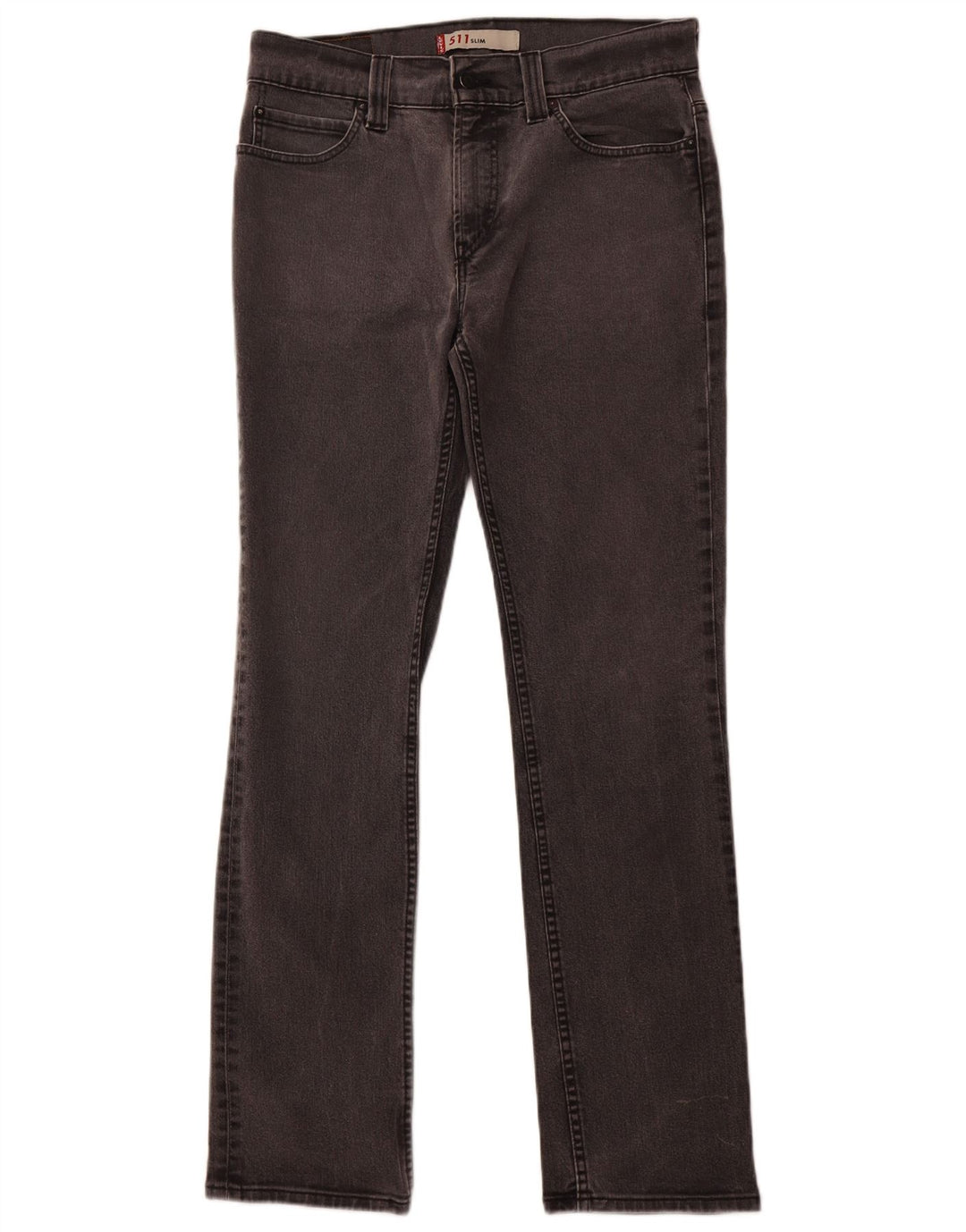 LEVI'S Ženske 511 uske traperice W36 L34 Sivi pamuk