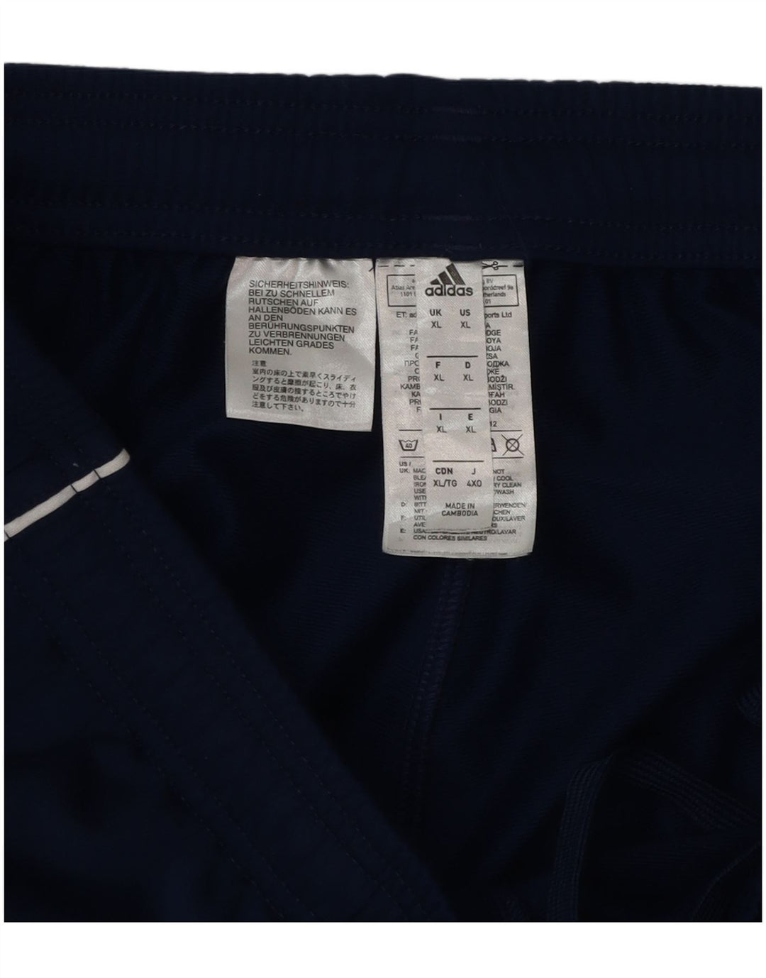 Adidas muške trenirke hlače Joggers XL tamnoplavi poliester