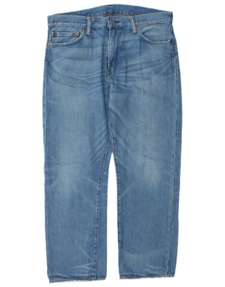 Levi's muške 504 ravne traperice W36 L30 plavi pamuk
