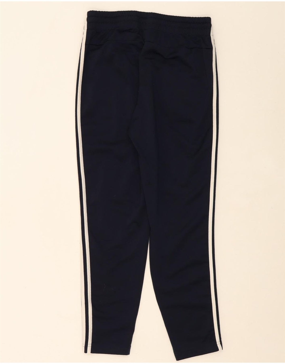ADIDAS Womens Tracksuit Trousers UK 12/14 Medium Navy Blue Polyester Vintage Adidas and Second-Hand Adidas from Messina Hembry 