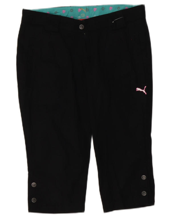 Puma ženske kapri hlače niskog struka UK 8 male W30 L17 crne