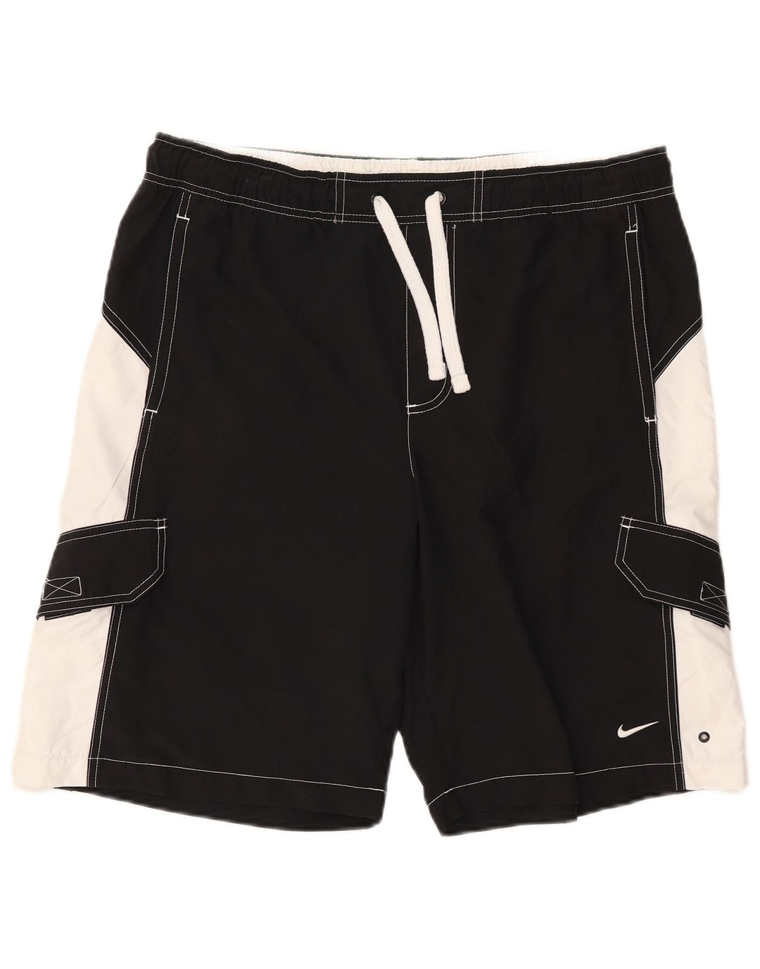 Nike muške kratke hlače za kupanje veliki crni poliester u boji