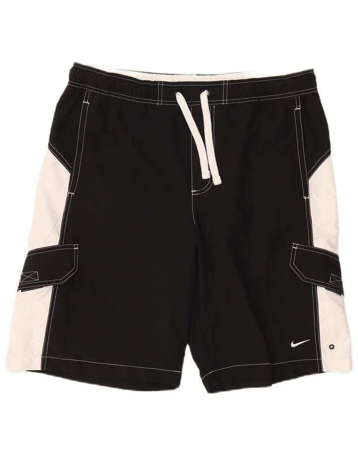 Nike muške kratke hlače za kupanje veliki crni poliester u boji