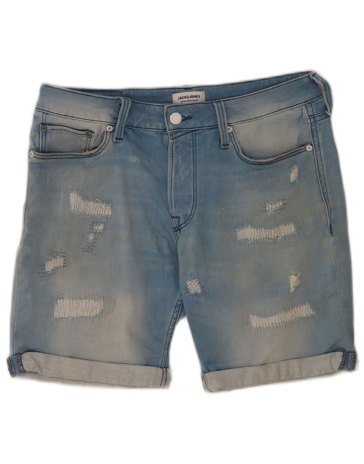 Jack & Jones muške kratke traper kratke hlače, W29, plavi pamuk