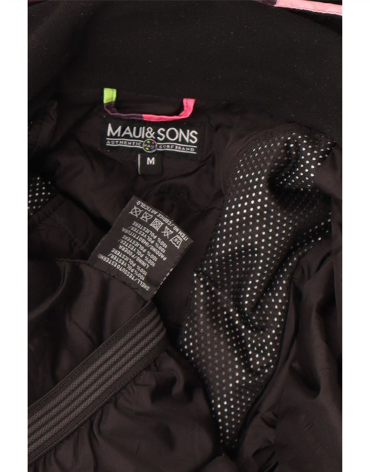 Ženska kišna jakna s kapuljačom Maui and Sons UK 14 srednje šarene karte