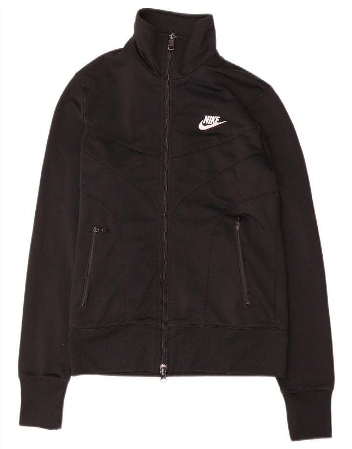 Nike ženska gornja jakna za trenirku UK 8/10 mala crna poliester