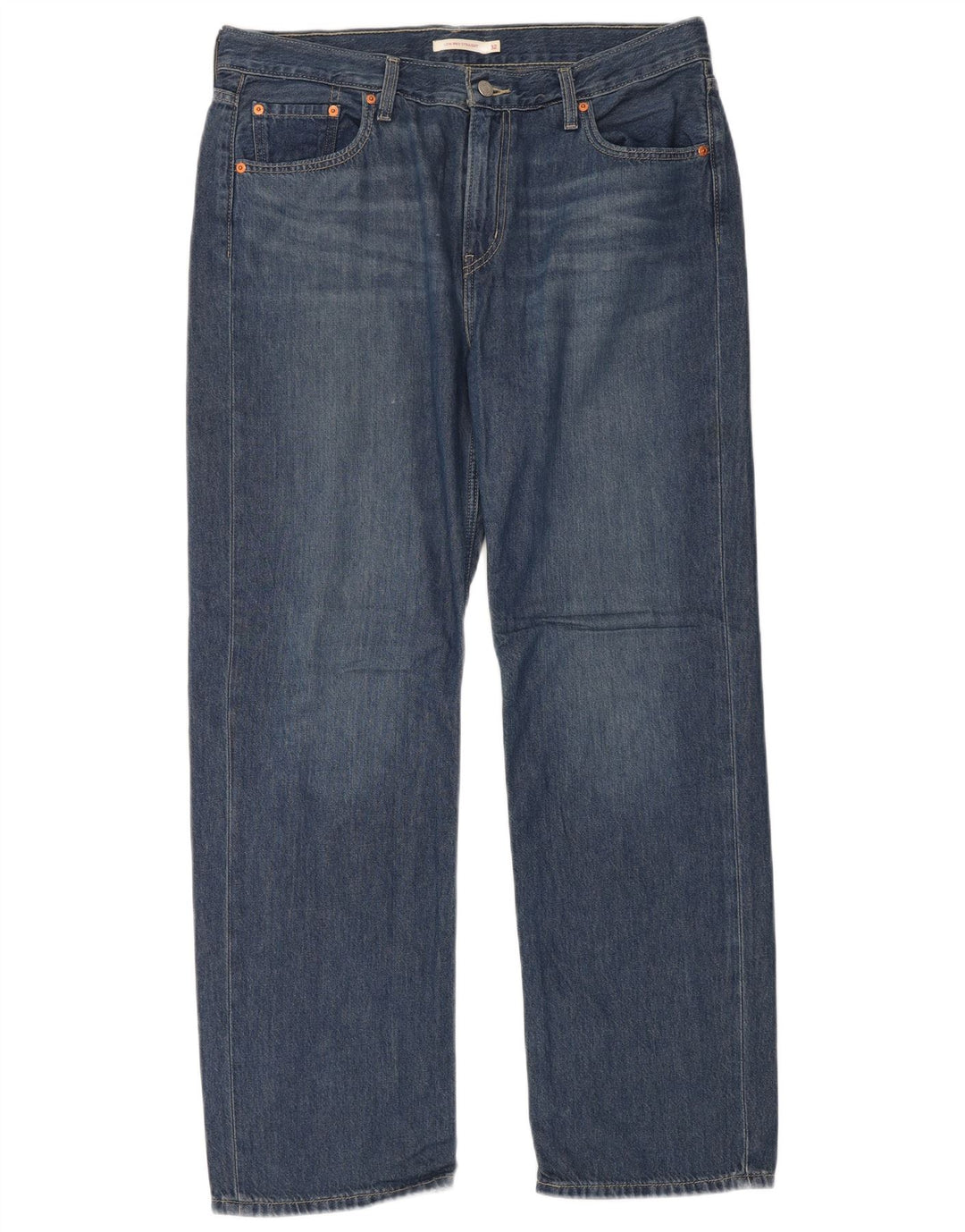 Levi's niske profesionalne ravne traperice W32 L32 plavi pamuk
