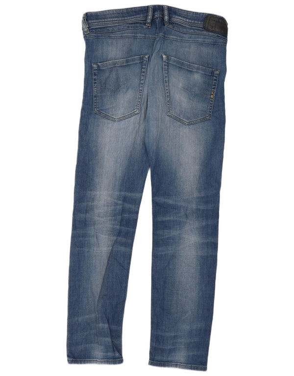 Diesel Mens Belther Regular Slim Traperice sa suženim trapericama W31 L30 Plavi pamuk