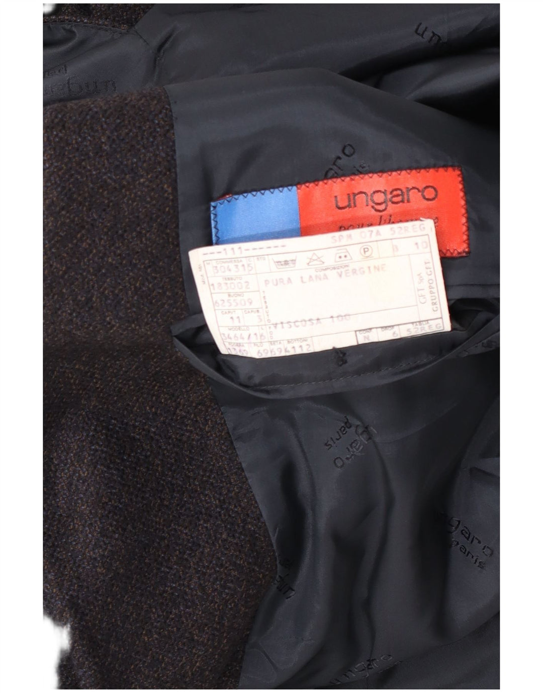 Ungaro muška jakna sa 3 gumba IT 52 XL siva djevičanska vuna