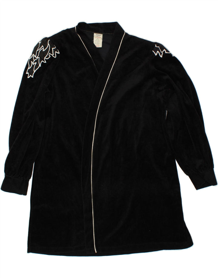 CLASSICS Womens Robe Dress UK 10/12 Small Black Triacetate Vintage Classics and Second-Hand Classics from Messina Hembry 