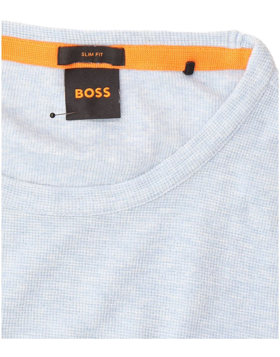 Muška uska majica Hugo Boss dugih rukava velika plava
