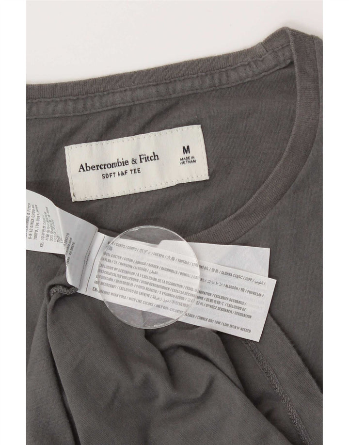 Abercrombie & Fitch muška majica kratkih rukava Srednje sivi pamuk