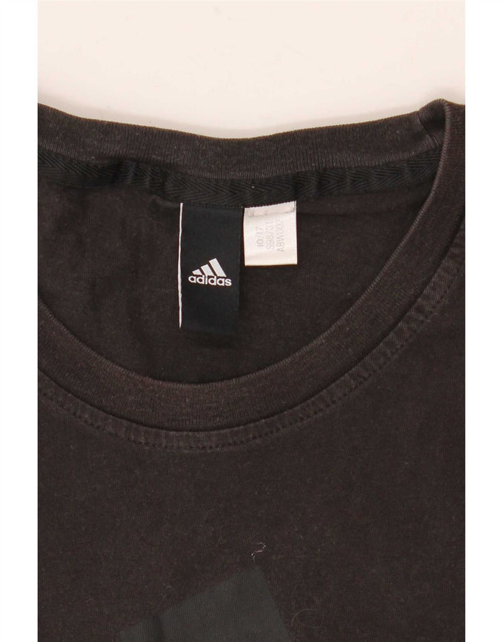 Adidas muška majica s grafičkim motivima srednje crna
