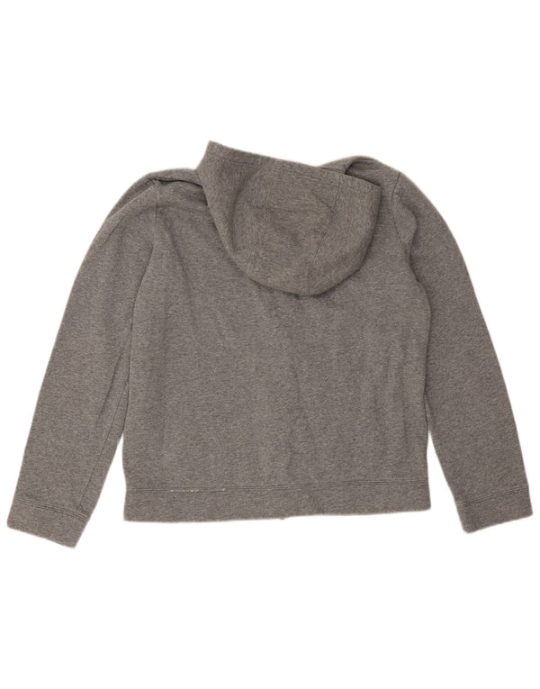 Nike Boys Standard Fit Zip Hoodie Sweater 13-14 Years XL Grey