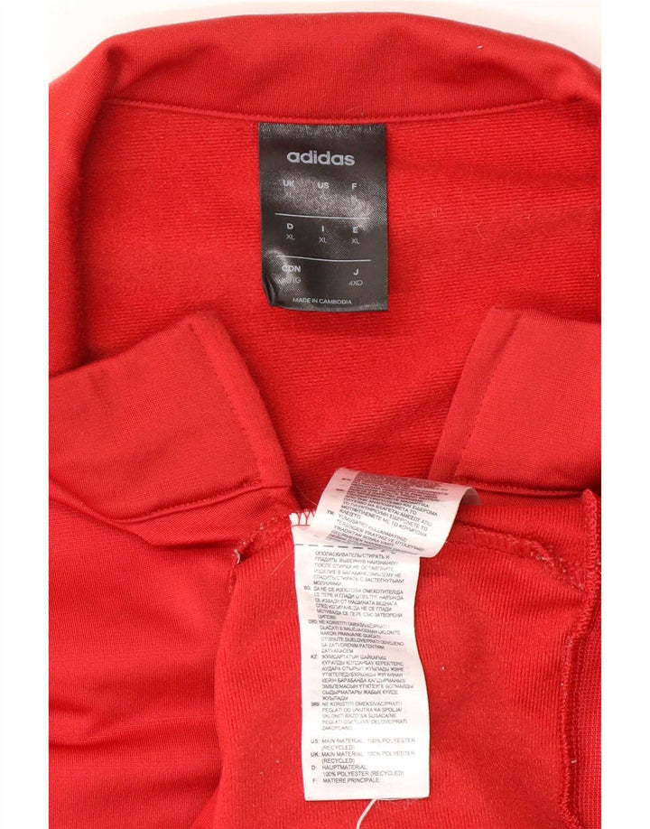 Adidas muška trenirka gornja jakna XL crveni poliester
