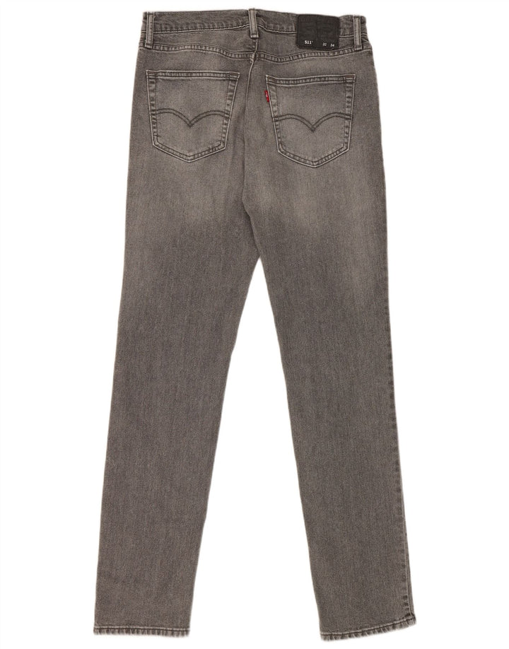 Levi's muške 511 uske traperice W32 L34 sivi pamuk