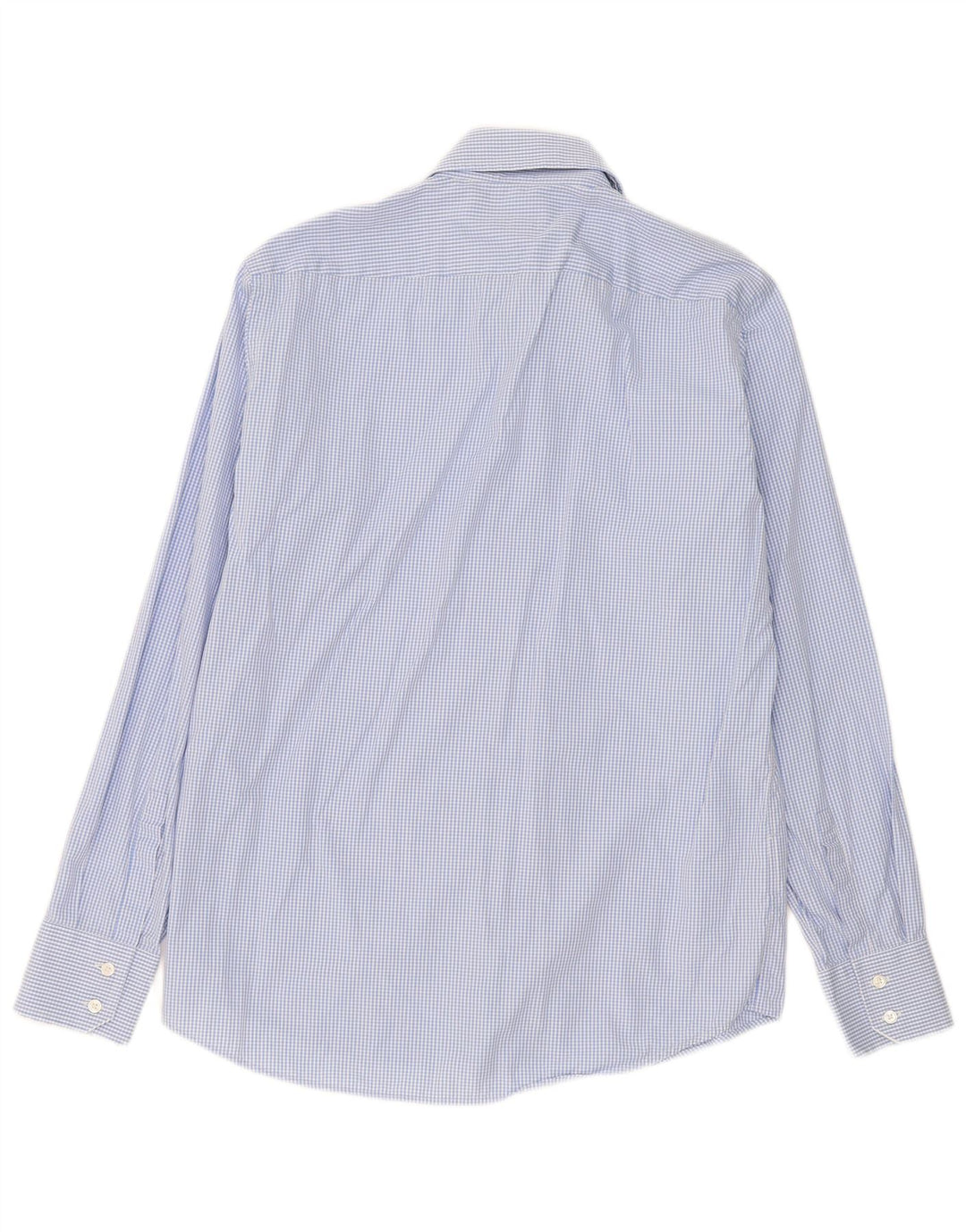 Hugo Boss muška košulja veličina 40 15 3/4 srednje plava gingham