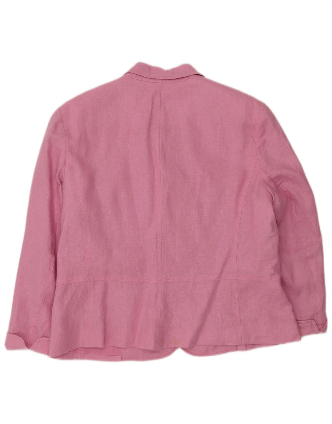 Chaps ženski sako sa 4 gumba i 3/4 rukava UK 18 XL od ružičastog lana