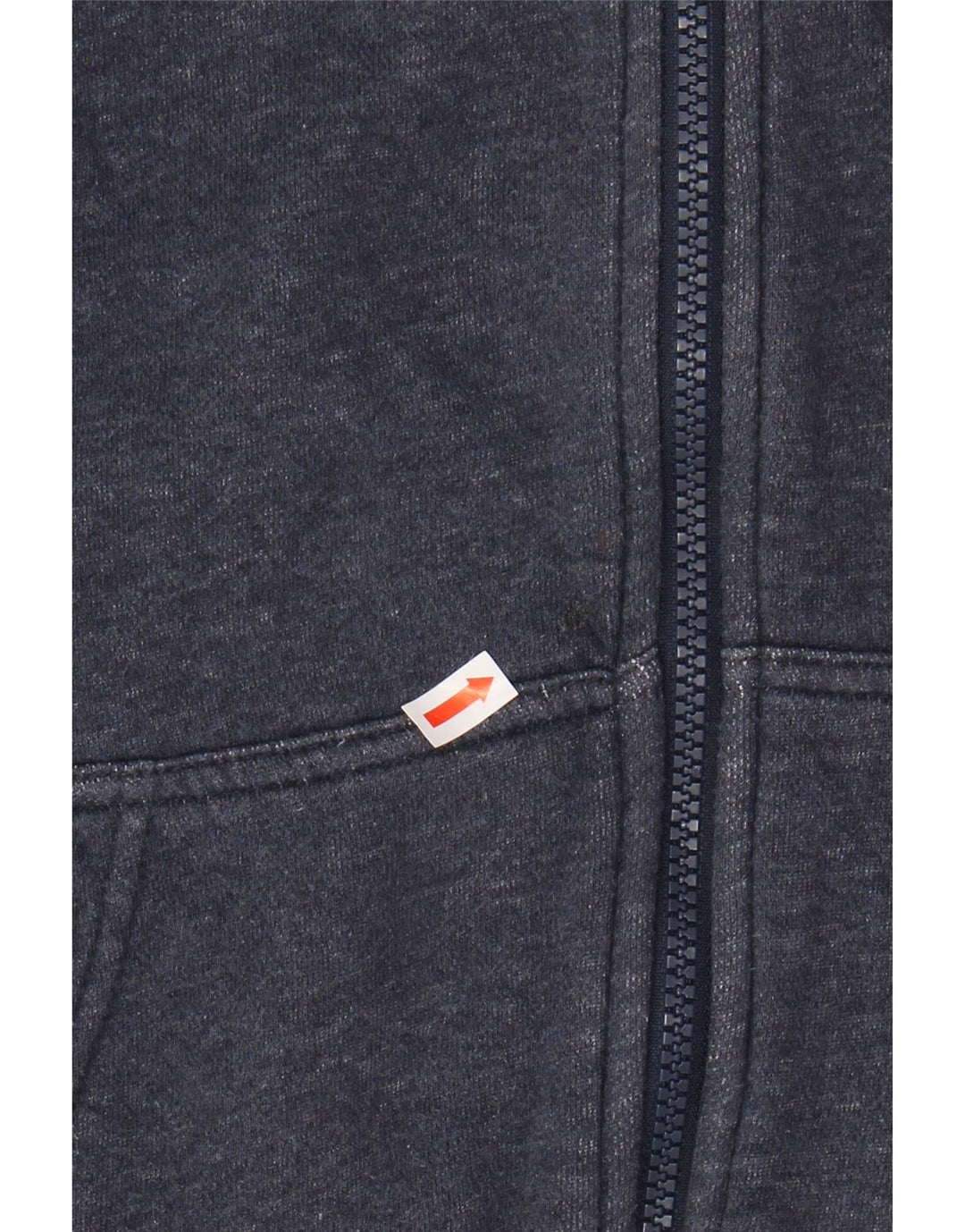 NIKE muški pulover s kapuljačom na patentni zatvarač srednje tamnoplavi pamuk