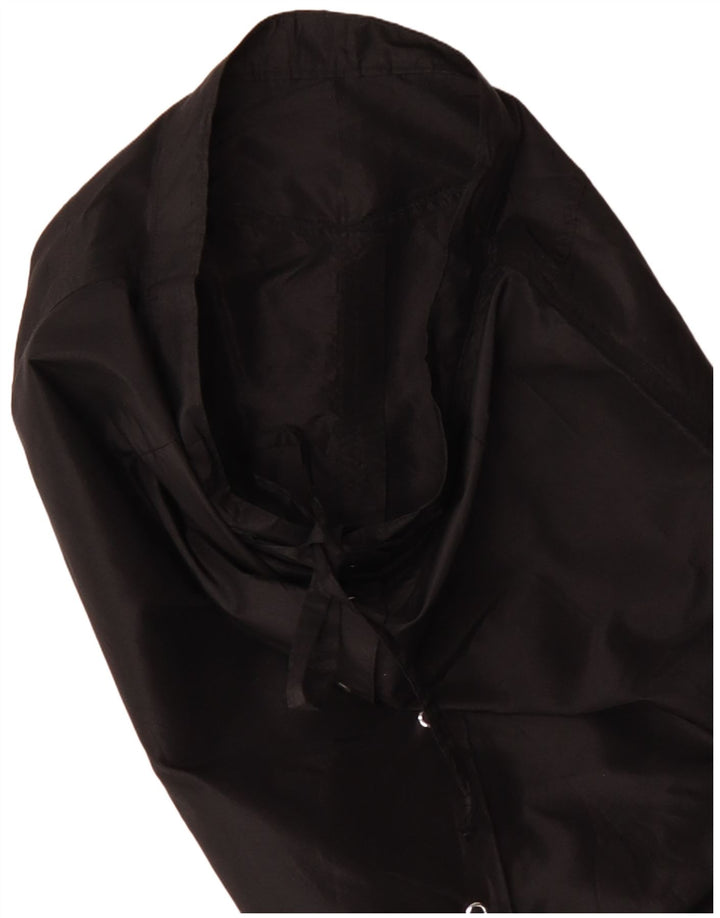 Vintage ženska ravna suknja visokog struka W28 srednje crna