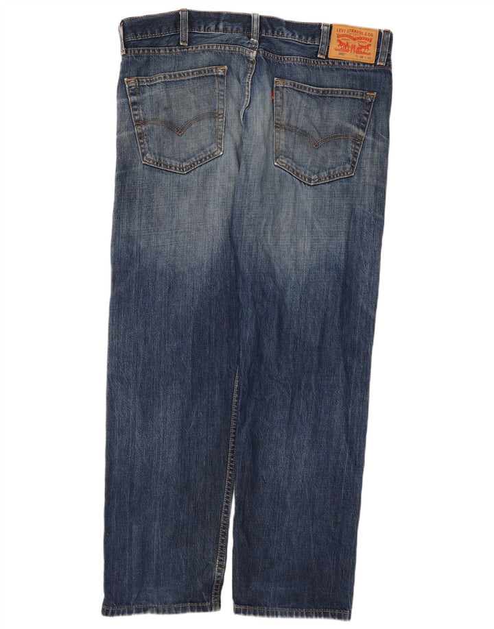 Levi's muške 505 ravne traperice W38 L30 plavi pamuk