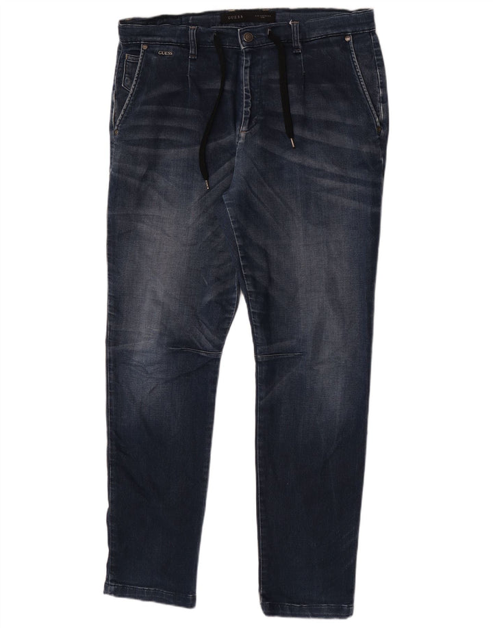 Muške uske traperice Guess W33 L32 tamnoplave